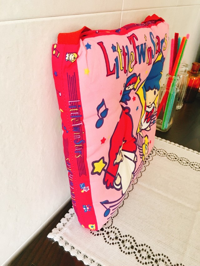 レトロサンリオ キキララ 子供用 座布団 レトロ雑貨 チェリッシュ