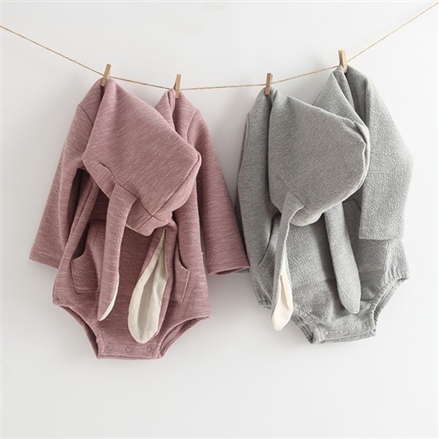 うさ耳フードロンパース U Link ユーリンク