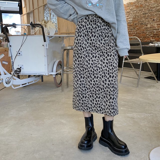 〈Ranking No.9〉レオパードロングスカート 【leopard long skirt】