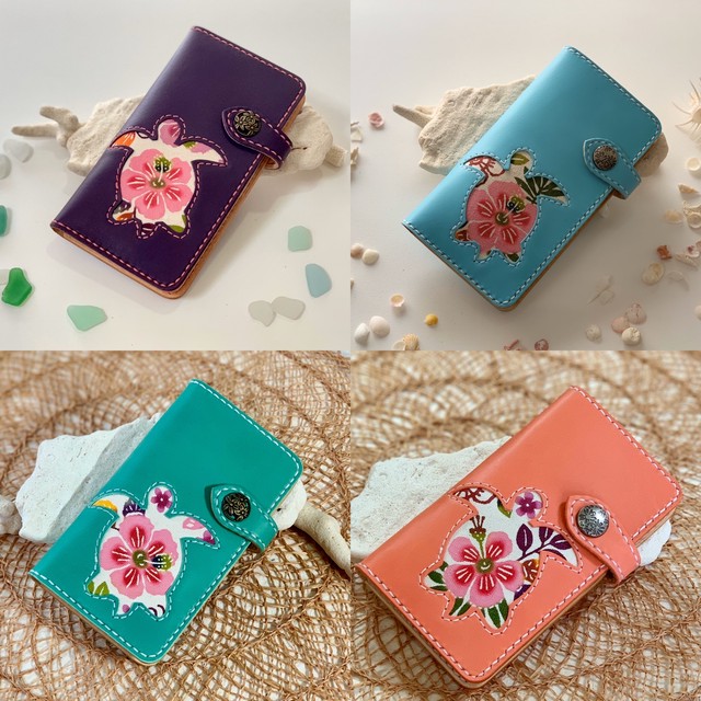 紅型 Iphoneケース Plus Maxケース ホヌタイプ Hanahana工房