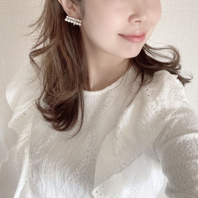 【イヤリング】パールバーイヤリング 人気のアクセサリー