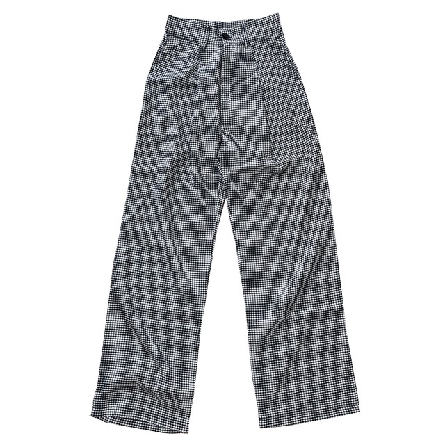 【Select】Check Pattern Tack Pants