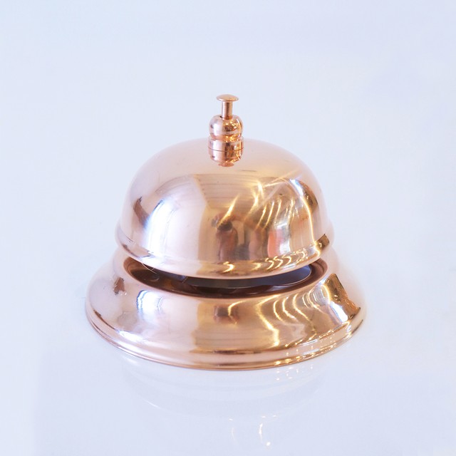 ローズゴールド ベル 呼び鈴 Copper Bloom ローズゴールド ピンクゴールド の雑貨通販