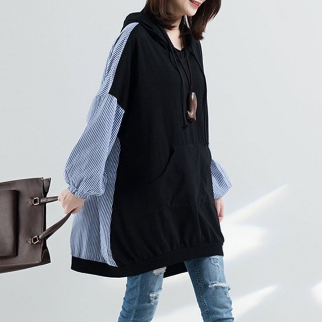 ミニワンピース パーカーワンピース 大きいサイズ 春 夏 ワンピース 長袖 パーカー レディース ミニワンピース パーカーワンピース 大きいサイズ 春 夏 ワンピース ロング 長袖 パーカー Leaflower 001 リーフラワー レディースファッション専門店