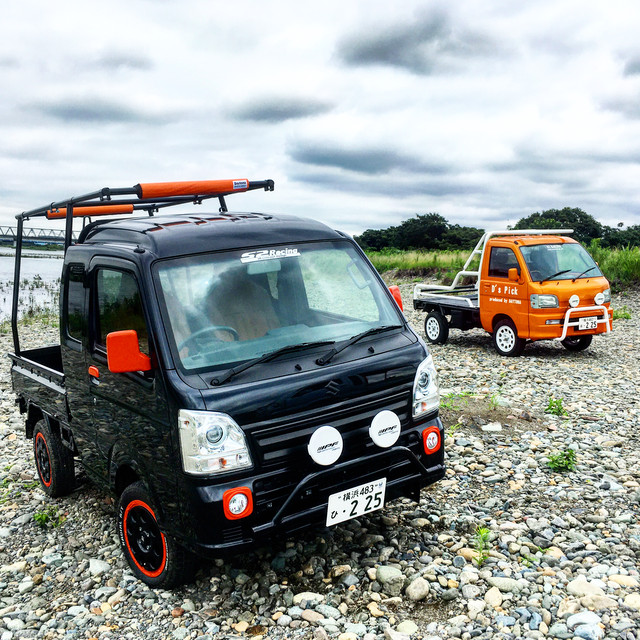 本皮キャメルカラーシートカバー スーパーキャリー ハイゼットジャンボ用です S2racing