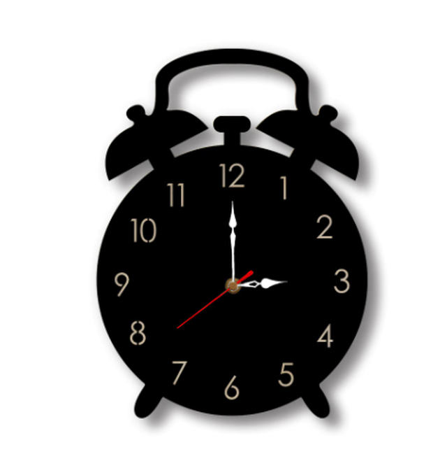 目覚まし時計 モチーフ かわいい イラスト 子供部屋 ホワイト ブラック イエローピンク 時計 インテリア Clock クロック 壁掛け ウォール ウォッチ オシャレ Clock Flog