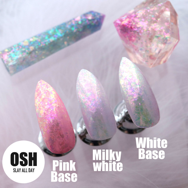 キャンディーオーロラフレークパウダー ピンク Osh