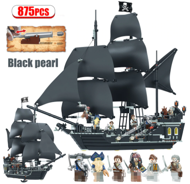 レゴ互換 ブラックパール号 パイレーツオブカリビアン 海賊船 Lego風 ブロックセット プレゼントにも Happy Hobby あなたのベストが見つかるお店