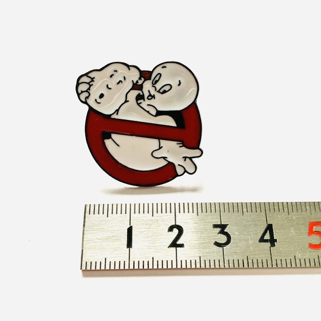ゴーストバスターズ キャスパー ピンバッジpins Casper Toxic商会