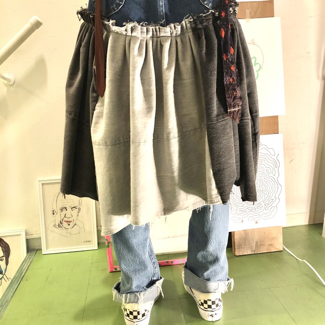 リメイク フリルデニムチュニック Repock Make Recommend