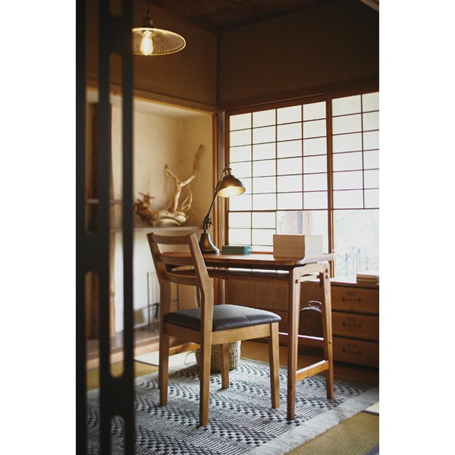Bois Slim Wood Desk / 北欧スタイル パソコンデスク