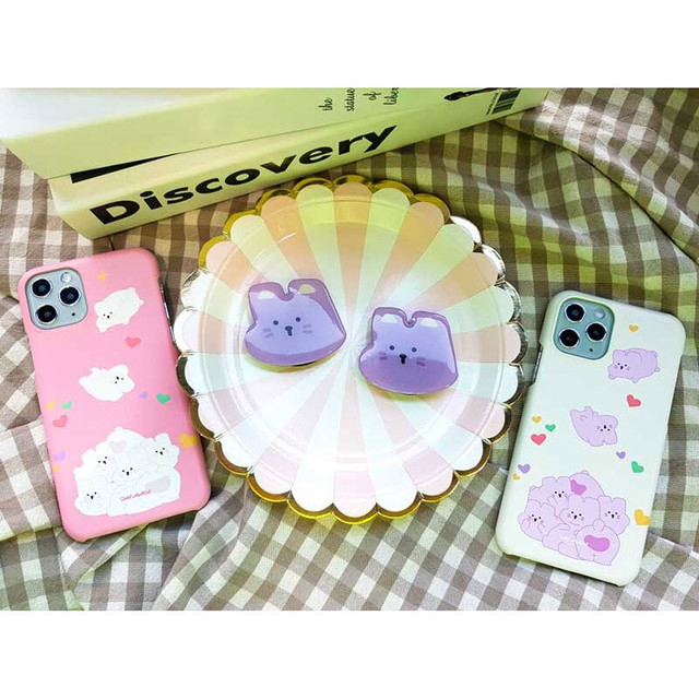 Iphone用ケース アンドロイド用ケース スタンド おしゃれ スマホリング ホールドリング パステルカラー 淡い かわいい キャラクター 動物 イラスト Sti 150 Hanholic Jp Iphoneケース スマホアクセサリー 輸入雑貨