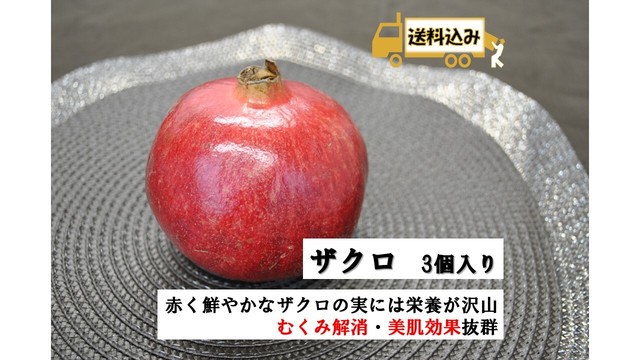 ザクロ 3個入り