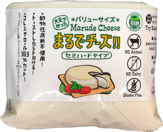 豆乳で作った まるでチーズ セミハードタイプ 250g Marude Cheese Soy Cheese Semi Hard Type 250g Terra Foods