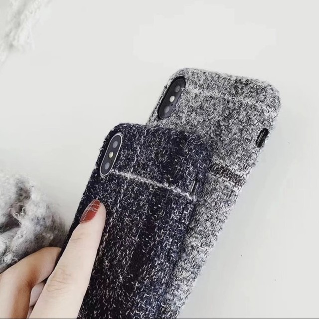チェック柄ツィード Iphoneケース Pennylene