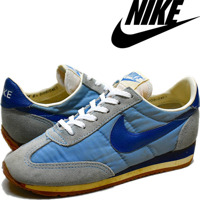 1点物 ビンテージ80sナイキnikeスニーカーusa古着22メンズレディースokアメカジ90sストリート スポーツmixシューズ水色ナイロン中古 古着屋カチカチ 東京都北区 Jr王子駅前で実店舗展開中 通販もok Tokyo Japan