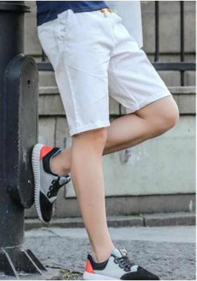 No 5051 短パン ショートパンツ ハーフ 夏ファッション 白 ホワイト Lサイズ メンズ Next Dream