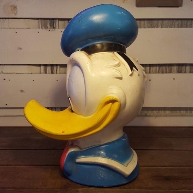 Vintage ヴィンテージ ディズニー ドナルドダック フェイスバンク 雑貨株式会社