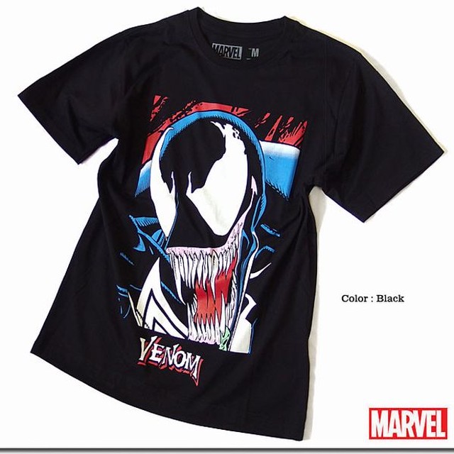 半袖 Tシャツ カットソー トップス メンズファッション 大人気 アメコミ Marvel マーベル スパイダーマン 悪役キャラ ヴェノム 迫力満点 1004 Eplus815 Tre Fiore