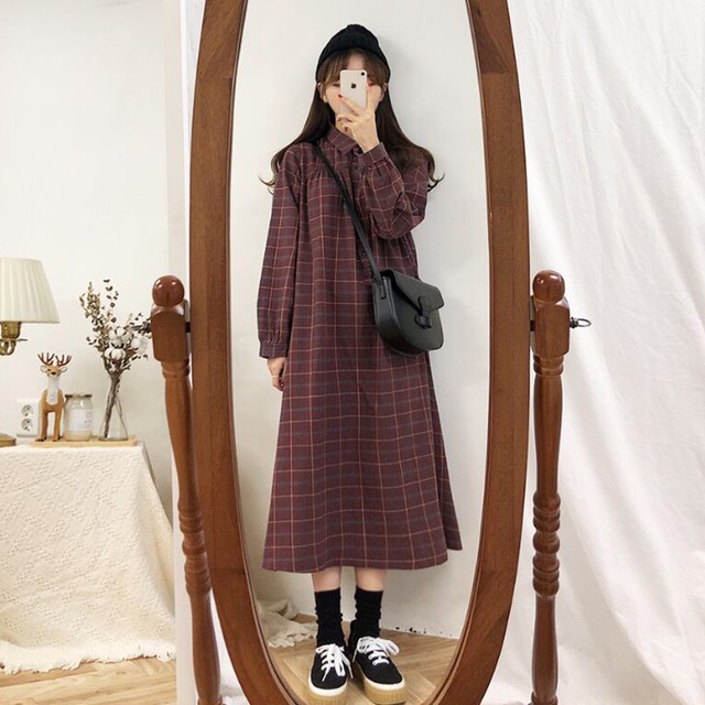 ロングワンピース 韓国レディースファッション通販 Krex ケーレックス