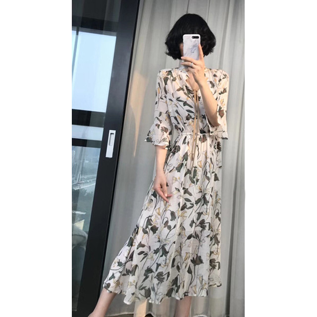 即納 レトロ ワンピース ミモレ ミモレ丈 ワンピース ロング ロング冬 T004 Aqin0398 胡蝶の夢 ワンピース ドレス専門店