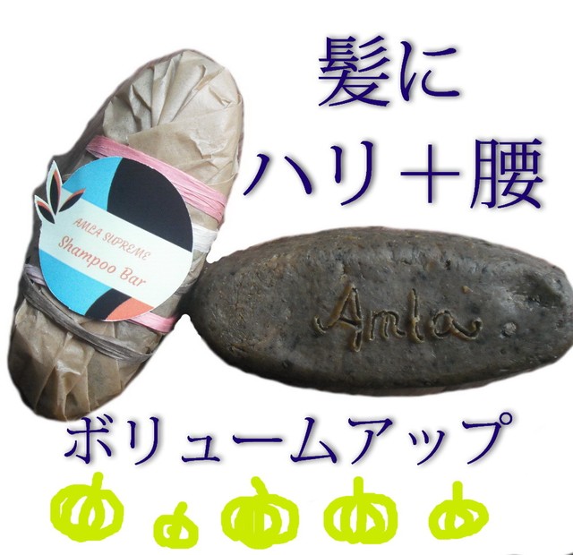 黒ツヤしっとりハリとコシ アムラシュプリーム シャンプーバー Orience Herbal Natural Beauty
