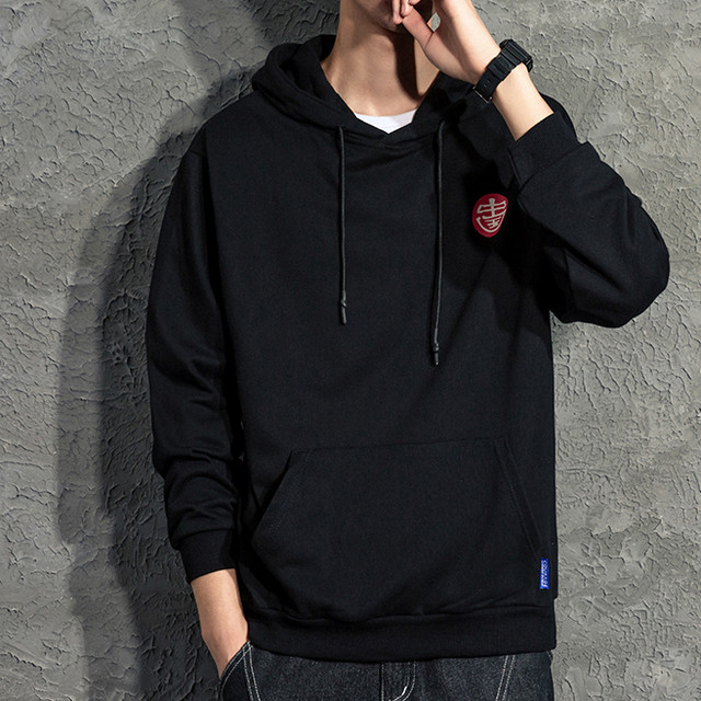 １枚でもアウターと合わせて重ね着ても使える定番優秀アイテム バックスタイルのイラストがクールなプルオーバーパーカー ブラックセレクトショップblack Dyed