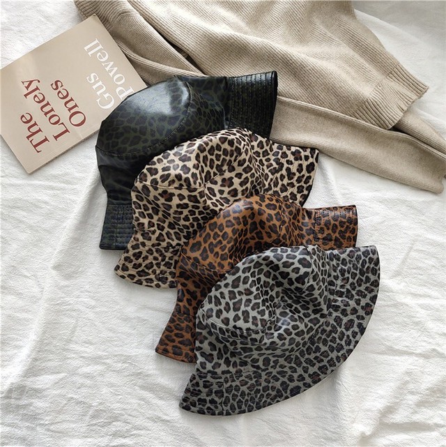レオパードバゲットハット【leopard baguette hat】