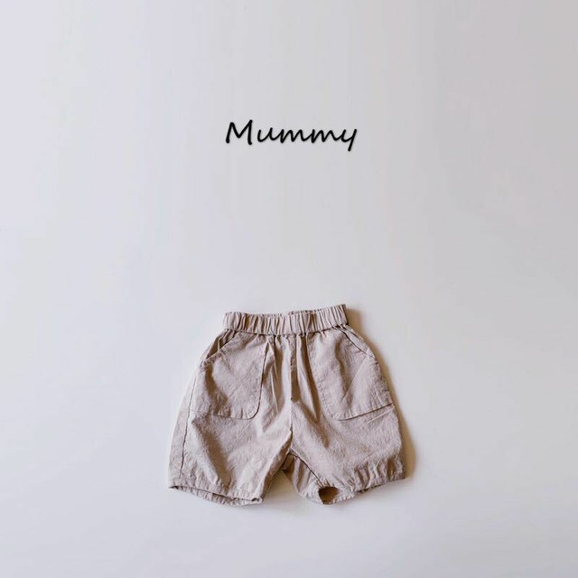 ハーフパンツ ベージュ 韓国子供服 Mummybb