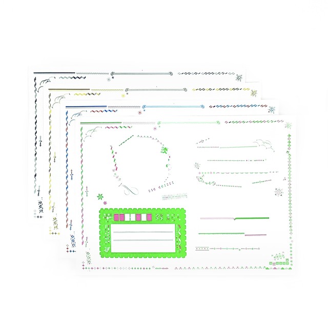 Fucchi 活版印刷 メッセージ 宛名シール Syubisya Pringting Lab