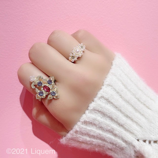 大特価 Liquem リキュエム Gemingem Gem リッツ リング 指輪 ブランドショッパー付き Ikatancinta Biz