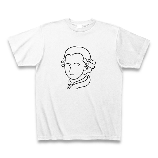 モーツアルト イラストtシャツ 偉人 Aliviosta