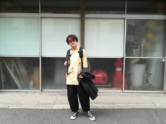Poter Classic ポータークラシック Aloha Shirt Skateboarding Yellow アロハシャツ スケートボーディング イエロー O Mureys Mado