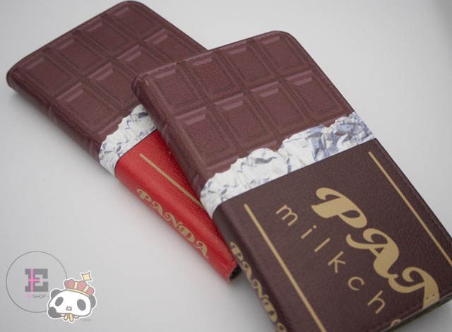 手帳型 スマホケース 王様ぱんだ チョコ 帯なし E Shop