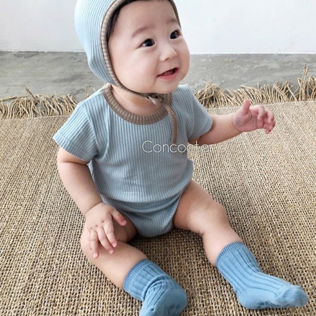 ボンネット付き リブロンパース Royalrich