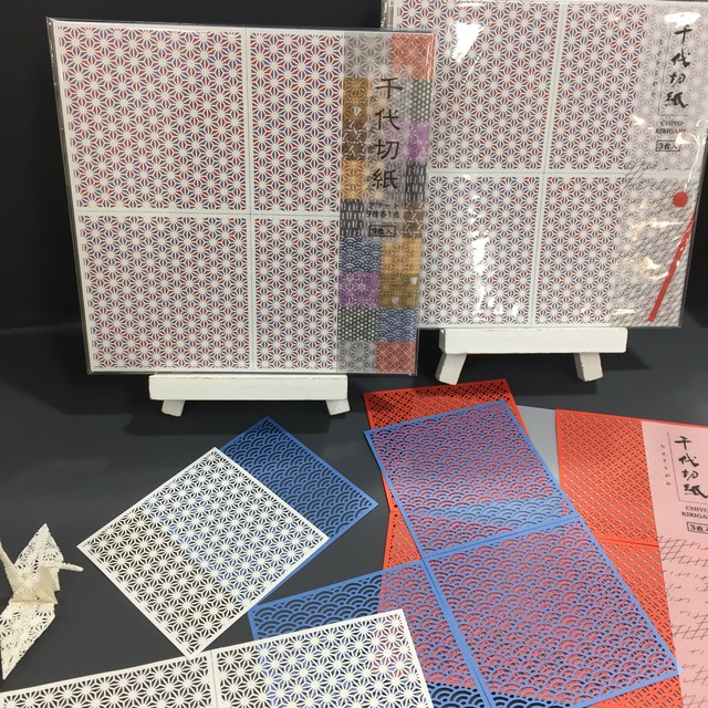 千代切紙 二寸五分 7 5センチ 3柄セット 文具道