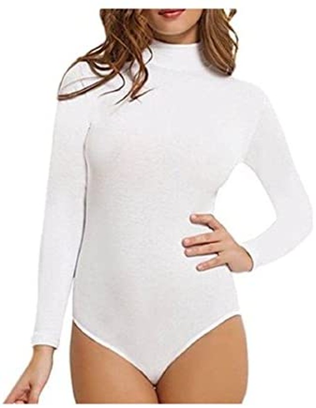 Jpcs コマンス Commnecerハイネック タートルネック 長袖 ボディブリファー レオタード ボディースーツ レディース インナーウェア Japan Classic Store