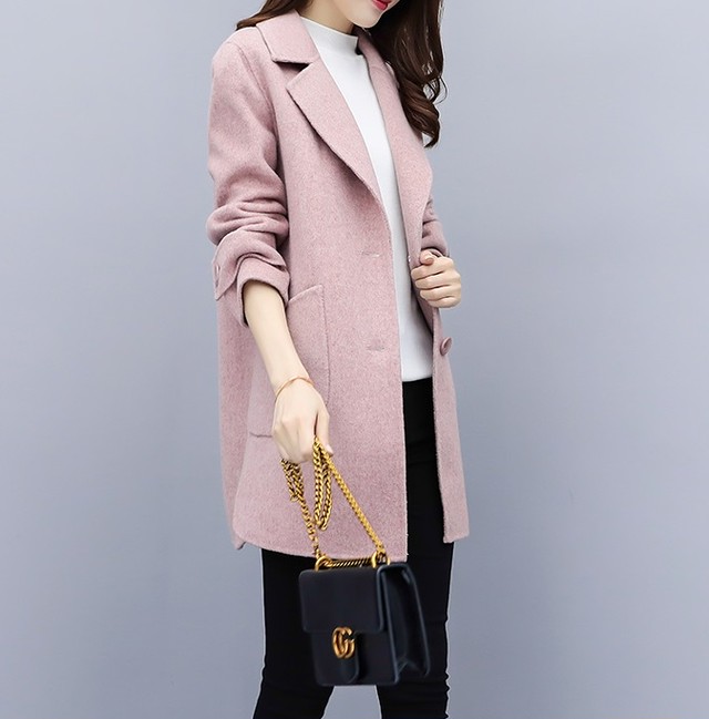 チェスターコート アウター レディース おしゃれ ミドル丈 オフィスカジュアル お呼ばれ 通勤 黒コーデ 秋冬 シンプル 大きいサイズ 大人女子 トレンド パーティ 結婚式 代 30代 40代 An Allure