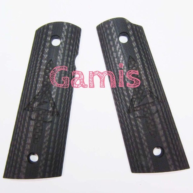 Gami S 実銃用 デルタフォース ロゴ刻印 Vz Grips 1911ガバメントカーボン グリップ Gamis Armed Jk Ver Shop