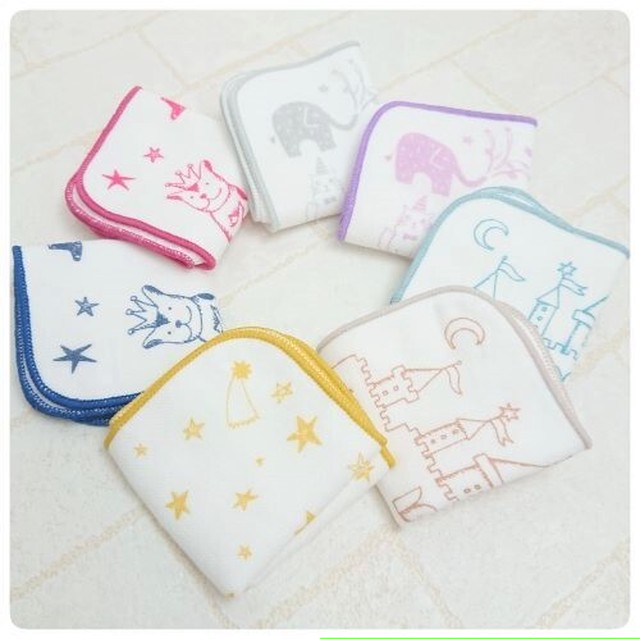 ミニハンカチタオル ハグミー ガーゼハンカチ タオルハンカチ 出産祝い 銀座いさみやオンライン 新生児 ベビー キッズの専門店