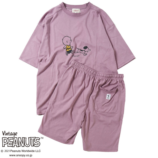 オフシロ再入荷 スヌーピー手書き風プリントオーバーシルエットtee Peanuts No Power To The People Official Shop