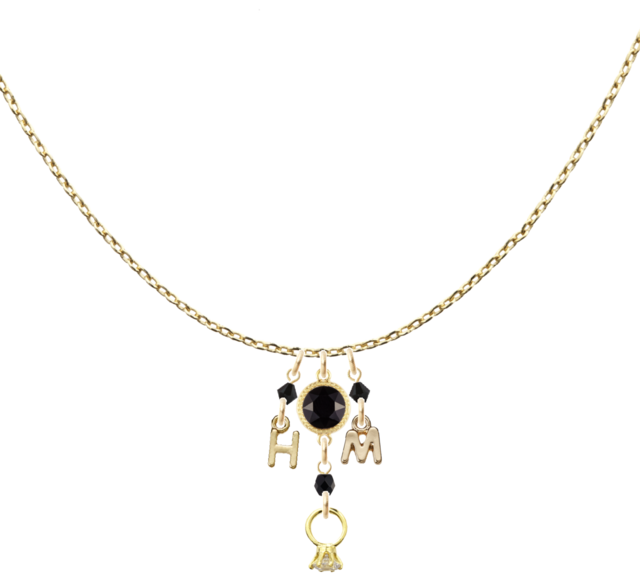 指輪とイニシャルのネックレス H M Sixtones 目立つライブアクセサリーショップ Horryhsj