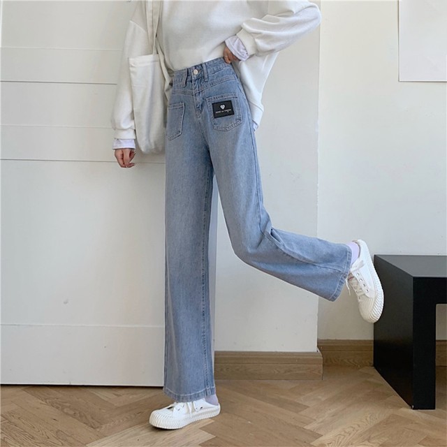 長ズボンカジュアル ロングパンツ 美脚 リラックス パンツ デニムパンツ レディース ワイドパンツ ハイウエスト ストレートパンツ 着やせ ネット通販 購入 激安 10代 代 30代 40代 春 夏 秋 冬 Roprot ロプロット ファッション レディースアパレル販売 ギフトショップ