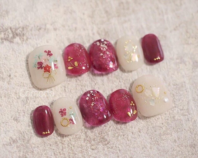 Nail Tip Simpleコース フルオーダーネイルチップ Nail Atelier Comodo