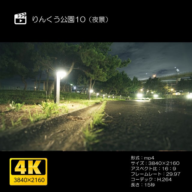 りんくう公園10 夜景 Moives