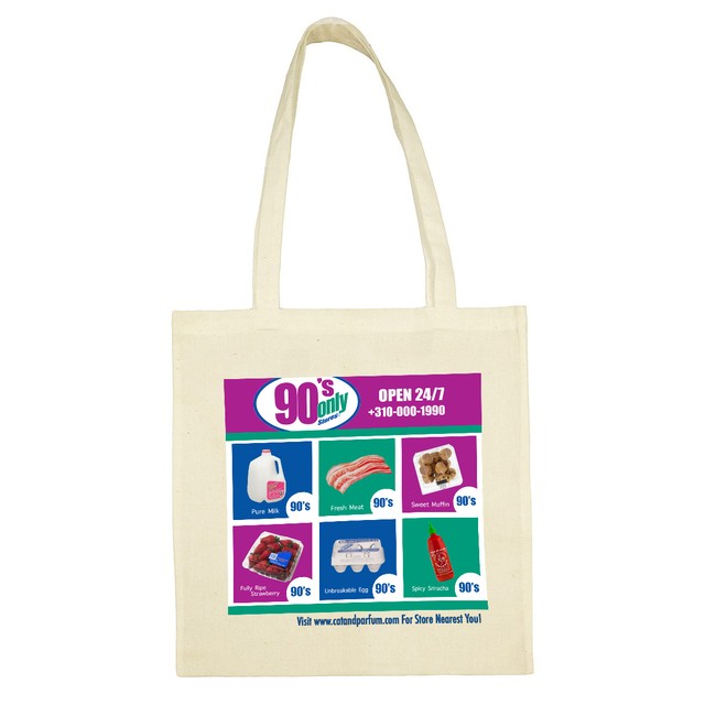 90's Only Store Cotton Tote Bag