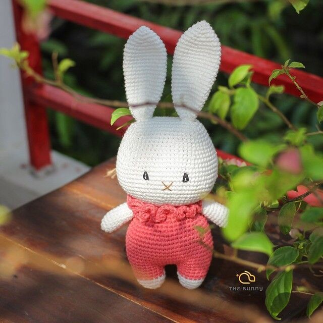 うさぎちゃん 編みぐるみ 出産祝い あかちゃん ギフト プレゼント ハンドメイド 手作り The Bunny