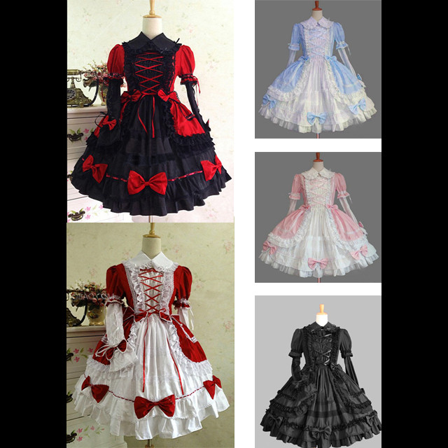 ゴスロリ 舞台 衣装 舞台衣装 ステージ ダンス パンクロリ ワンピース ロリータ ドレス 十字架 クロス バックル ピンク 水色 赤 黒 白 赤 Xl T001 Haln02 胡蝶の夢 大きいサイズ専門店