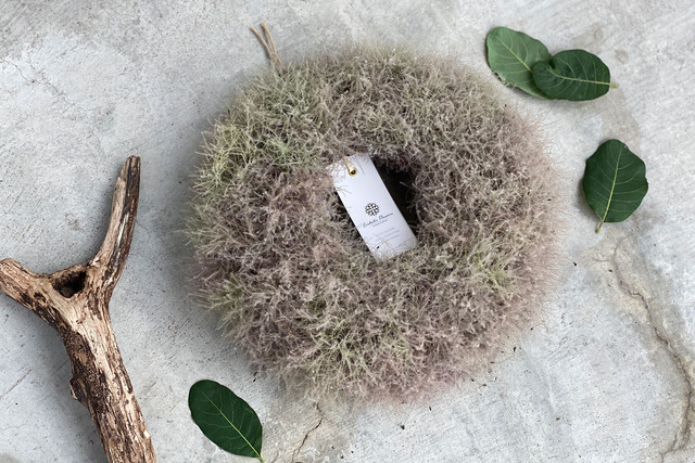 SMOKE TREE WREATH スモークツリーリース01【Large】