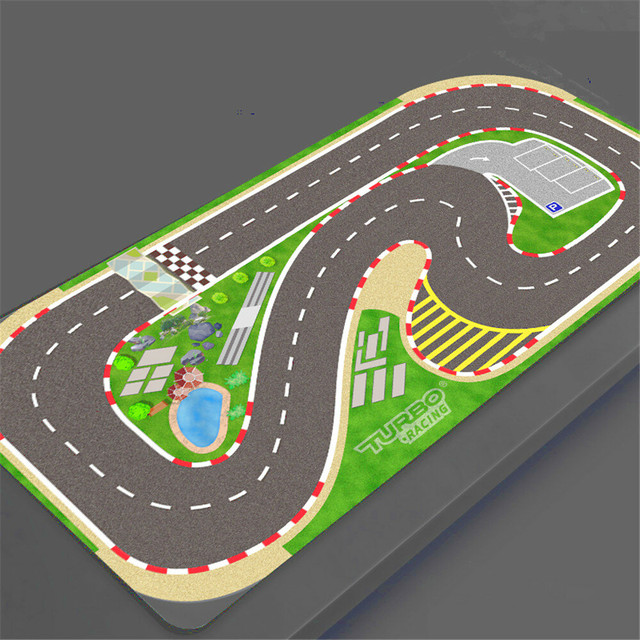 ターボレーシング1 76ミニラジコンカーレーストラックシーンマット車両モデルパーツ S E Tsuhan